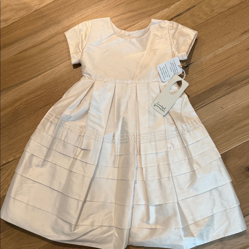 Isabel Garretón 100% Silk Flower Girl Dress size 2T